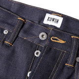 Edwin ED-55 Regular Tapered Jeans 63 Rainbow Selvage Denim - Unwashed - so-ldn