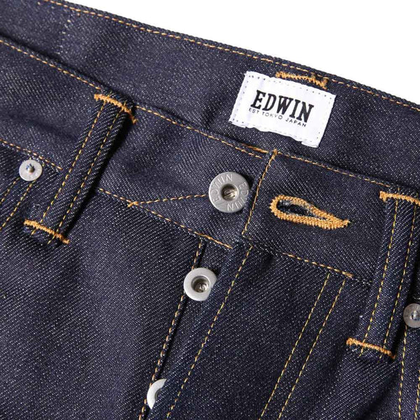 Edwin ED-55 63 Rainbow Selvage Jeans Blue Unwashed