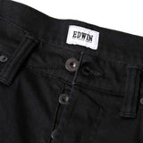 Edwin ED-80 Slim Tapered Jeans CS Ink - Black Denim Rinsed - so-ldn