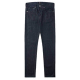 Edwin ED-80 Slim Tapered Jeans Kingston Blue Denim - Rinsed - so-ldn