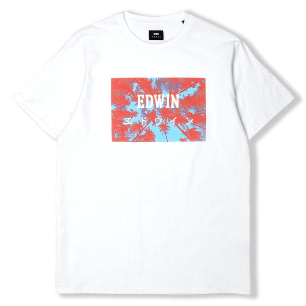 Edwin Japan Palm T-Shirt - White - so-ldn