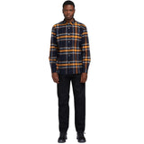 Edwin Labour Flannel Shirt - Orange Ochre - so-ldn