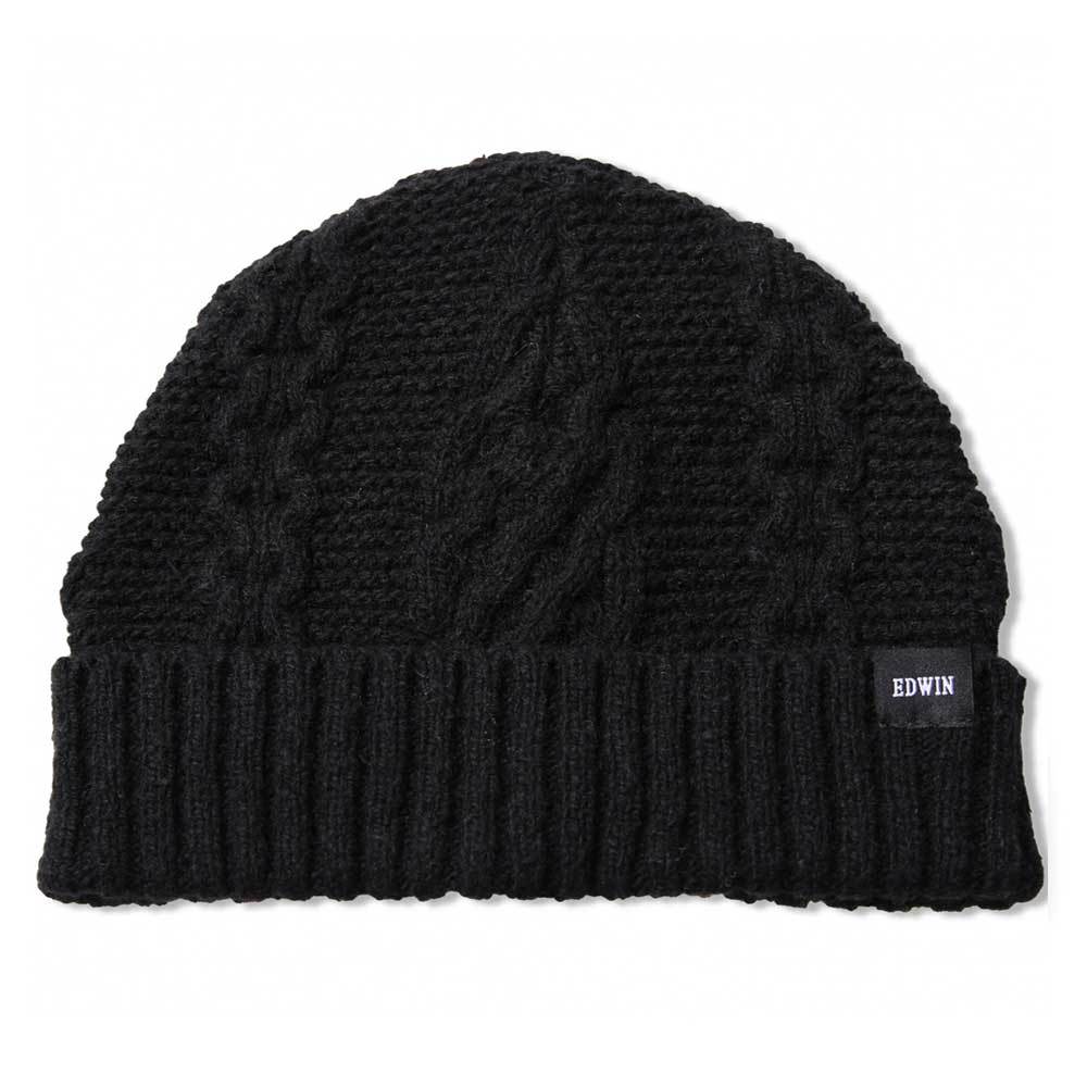 Edwin United Beanie Hat - Black - so-ldn