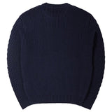 Edwin United Cable Knit Jumper - Navy - so-ldn