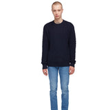 Edwin United Cable Knit Jumper - Navy - so-ldn