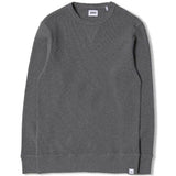 Edwin Waffle Long Sleeve T-Shirt - Dark Grey Heather - so-ldn