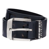 GUESS Logo Leather Belt  - Navy M0GZ56L0NN0