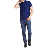 Guess Men's Duane Small Logo Polo Shirt - Navy - so-ldn