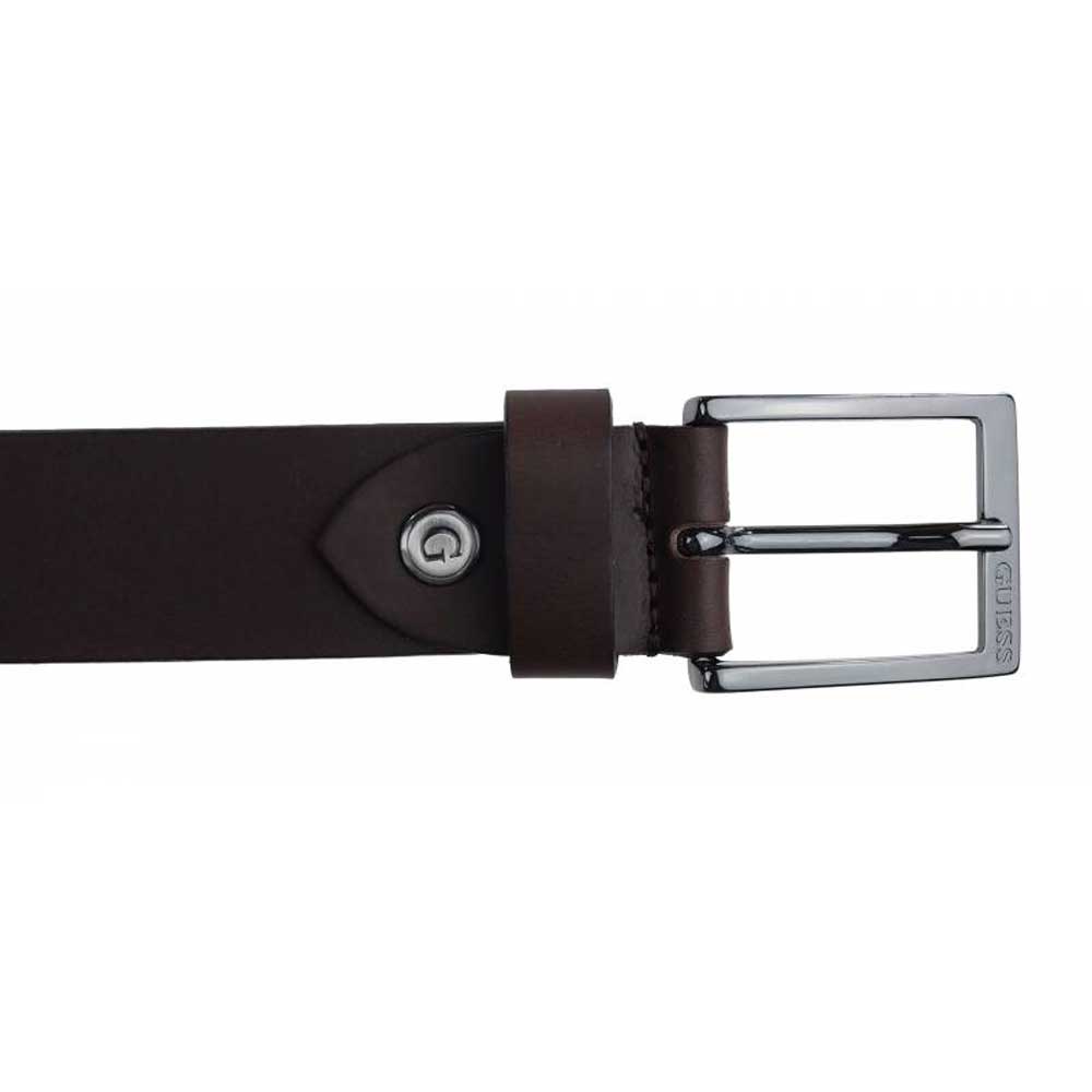 Guess Men's Logo Belt- Brown BM7252LEA35