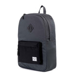 Herschel Supply Co. Heritage Backpack - Grey Dark Shadow / Black - so-ldn