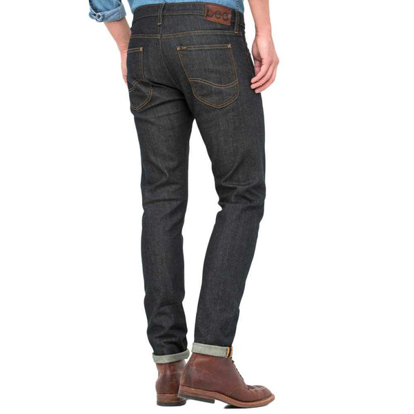 Lee Luke Slim Tapered Fit Denim Jeans - Blue Cause/Black - so-ldn