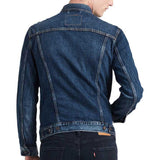 Levi's Men's Trucker Denim Jacket - Palmer Dark Blue - so-ldn