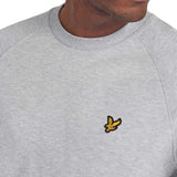 Lyle & Scott Crew Neck Raglan Pique Sweatshirt - Grey ML1249VTR