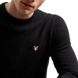 Lyle And Scott Cotton Merino Crew Neck Jumper - Dark Navy