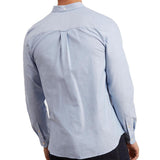 Lyle And Scott Long Sleeve Oxford Shirt - Riviera Blue - so-ldn