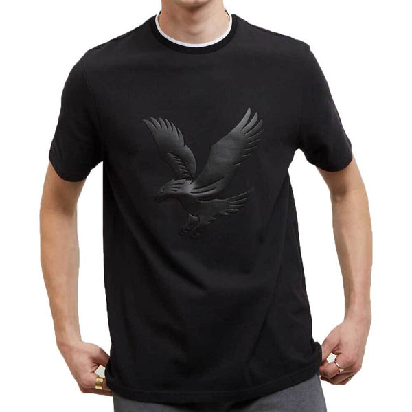 Lyle And Scott Pique Logo T-Shirt - True Black TS1118V