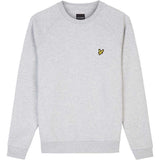 Lyle & Scott Crew Neck Raglan Pique Sweatshirt  - Grey ML1249VTR