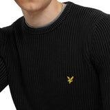 Lyle And Scott Ribbed Jumper - True Black KN1113V