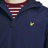 Lyle And Scott Zip Through Hooded Jacket - Navy JK464V - so-ldn