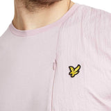 Lyle And Scott casuals Fabric Mix T-Shirt - Light Mauve TS1014V - so-ldn