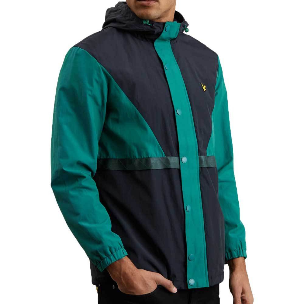 Lyle & Scott Colour Block Terrace Jacket - Alpine Green JK1019V - so-ldn