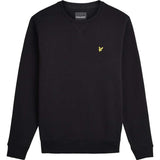 Lyle & Scott Crew Neck Jet Black Sweatshirt - ML424VTR