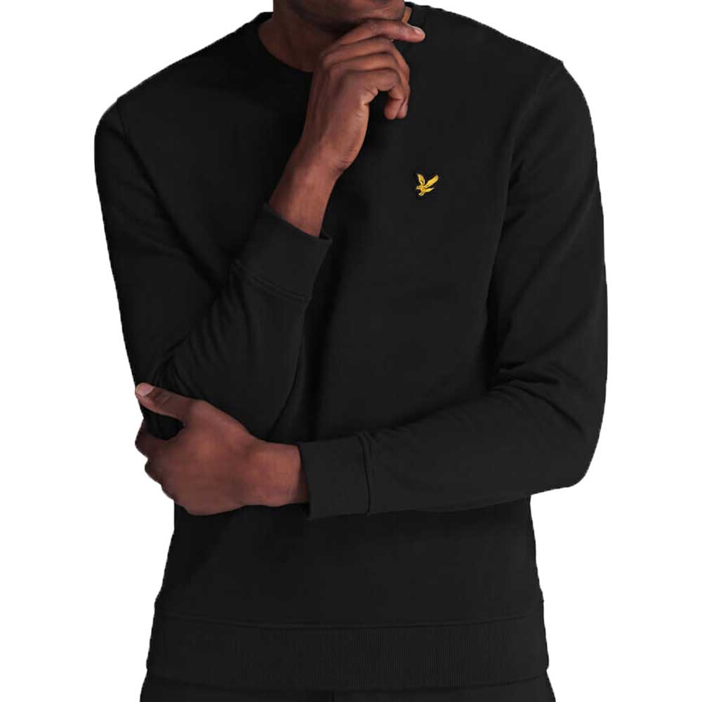 Lyle & Scott Crew Neck Jet Black Sweatshirt - ML424VTR