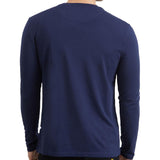 Lyle & Scott Long Sleeve Crew Neck T-Shirt - Navy - so-ldn