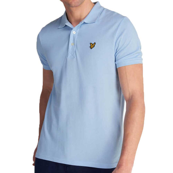 Lyle Scott Plain Polo Shirt Pool Blue SP400VTR - Main Image