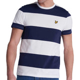 Lyle & Scott Wide Stripe T-Shirt - Navy TS1230V