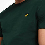 Lyle and Scott Crew Neck Plain T-Shirt - Jade Green