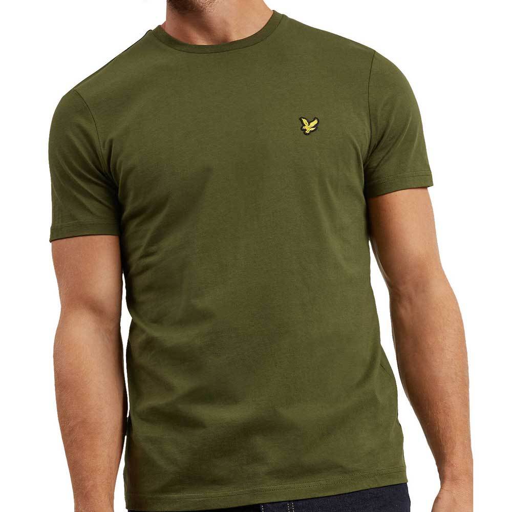 Lyle and Scott Crew Neck Plain T-Shirt - Woodland Green