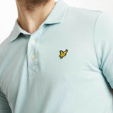 Lyle and Scott Plain Polo Shirt - Blue Shore - so-ldn