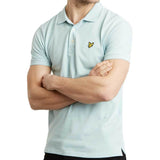 Lyle and Scott Plain Polo Shirt - Blue Shore - so-ldn