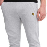 Lyle and Scott pique Trackpant - Light Grey Marl ML1248V