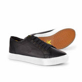 Lyle and Scott Teviot Leather Trainers - Black - so-ldn