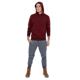 North Face Raglan Red Box Mens Pullover Hoody - Cardinal Red - so-ldn