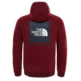 North Face Raglan Red Box Mens Pullover Hoody - Cardinal Red - so-ldn