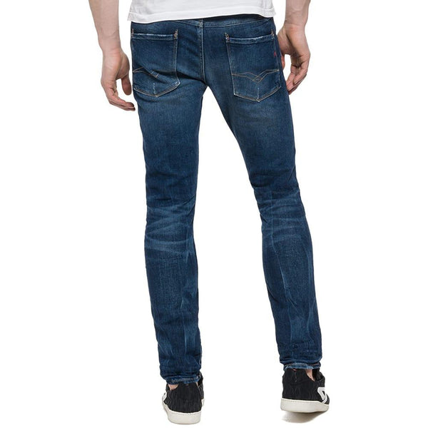 Jean Blue Anbass - Slim Replay fit Dark - M914-000-59A-838