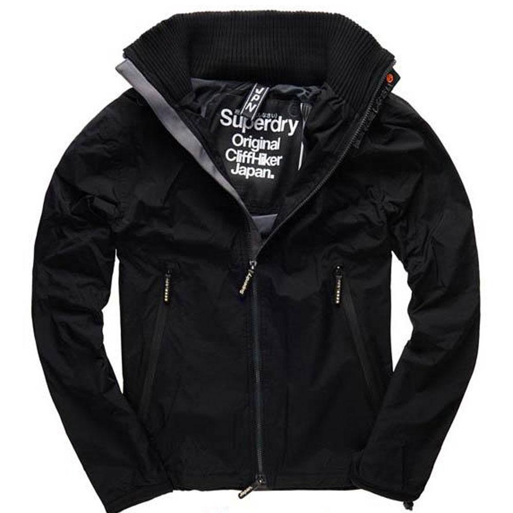 Superdry Cliff Hiker Jackets - Black / Charcoal - so-ldn