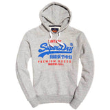 Superdry Mens Premium Goods Duo Hoodie - Street Works Grit Grey - so-ldn