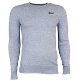 Superdry Mens Orange Label Crew Neck Jumper - Egret Blue - so-ldn