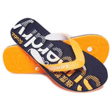 Superdry Scuba Logo Faded Flip Flops Dark - Navy / Fluro Orange - so-ldn