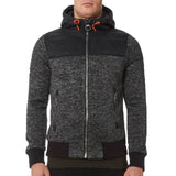 Superdry Men's Storm Mountain Hybrid Zip Hoody - Black/Grey Grit - so-ldn