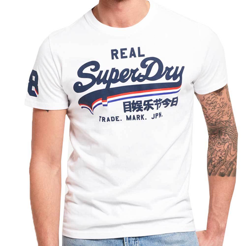 Superdry Vintage Logo Triple Drop T-Shirt - Optic White - so-ldn