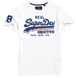 Superdry Vintage Logo Triple Drop T-Shirt - Optic White - so-ldn