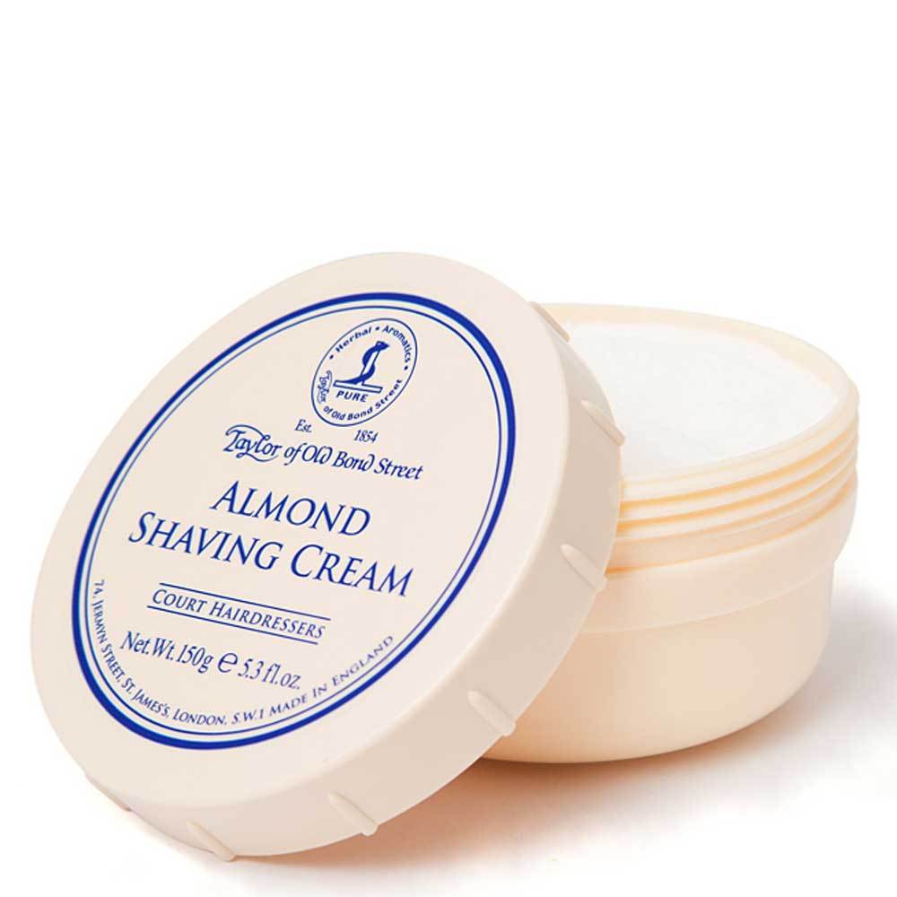 Taylor of Old Bond Street Almond Shaving Cream Tub - so-ldn