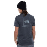 The North Face Men's Red Box T-shirt Tnf Dark Grey Heather / silver Reflective - so-ldn