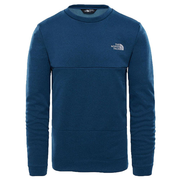 The North Face Mountain Tech Crew Fleece - Blue Wing Teal - so-ldn