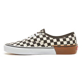 VANS Gum Block Authentic Trainers - Gum Block Checkerboard - Black White - so-ldn